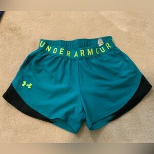 Under Armour Women's Teal Athletic Shorts